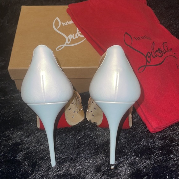Christian Louboutin Follies Strass White size 41 - Picture 6 of 8